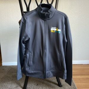 Women’s medium gray fleece Ironman Oceanside zip up